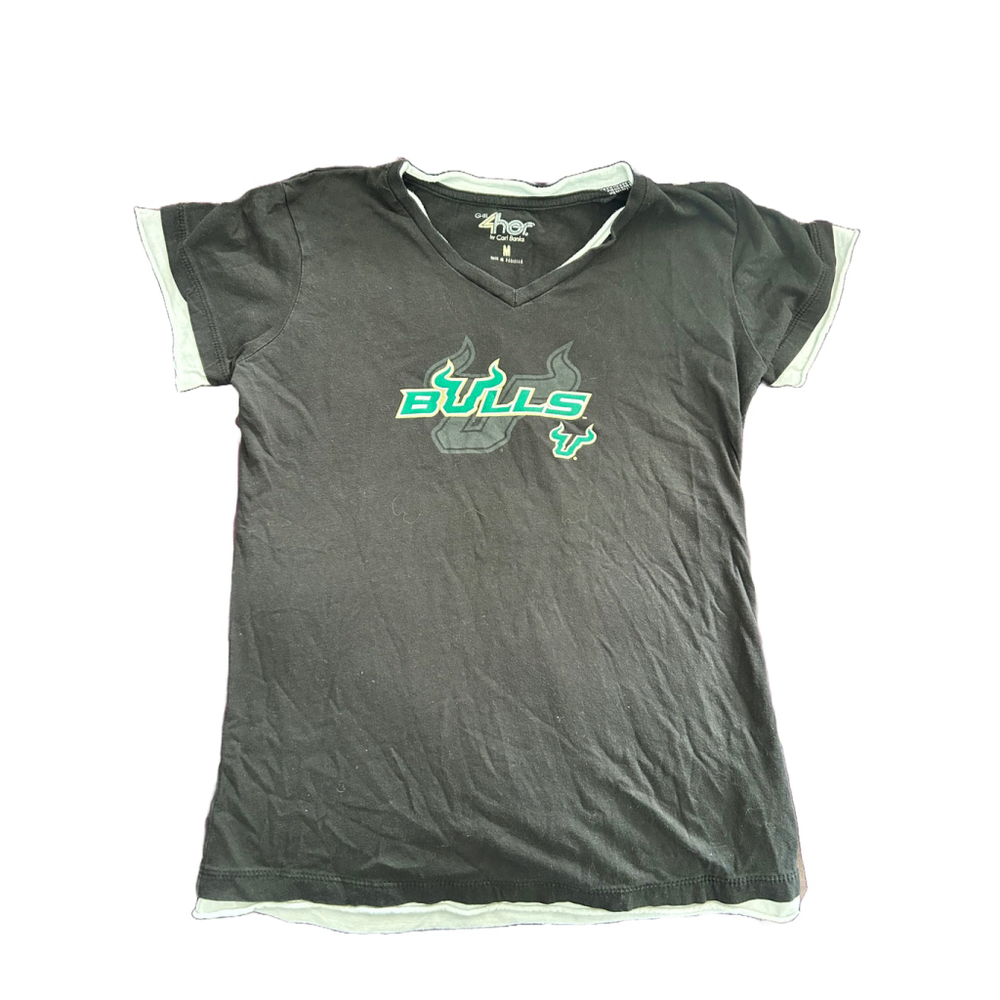 Black & Green USF Bulls Shirt
